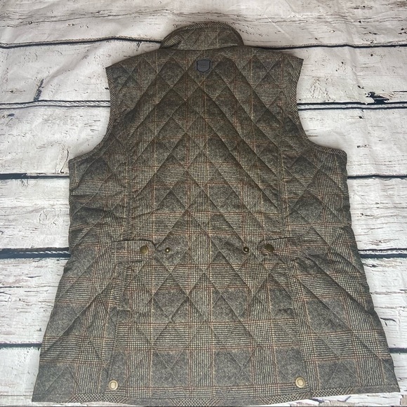 Eddie Bauer Plaid Quilted Vest Size TL - Picture 8 of 15